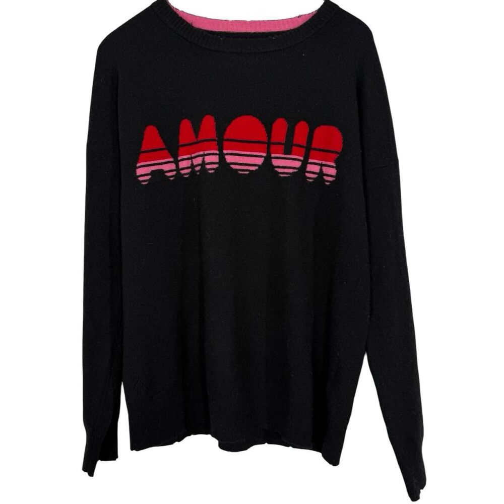 Zadig & Voltaire Womens Gaby Amour Sweater M Parisian Quiet Luxury Wool Cashmere